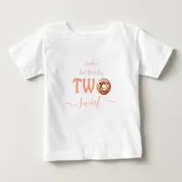 Two Sweet Donuts 2nd Birthday party Baby T-Shirt