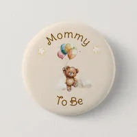 Sweet Little One on the Way Neutral Baby Shower Button