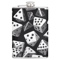 Dice Delight: A Geometric Cascade Flask