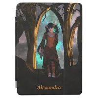 Creepy and Cute Halloween Girl iPad Air Cover