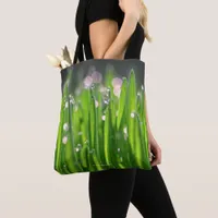 Bedewed Wheatgrass in the Morning Light Tote Bag