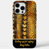 Close-up of a snake's vibrant skin iPhone 16 pro max case