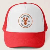 Crawfish Boil Trucker Hat – Cajun Seafood Logo