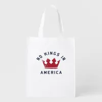 No Kings In America Anti Fascism USA Classic Grocery Bag