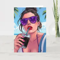 Happy Birthday and Fun Summer Beachy Card