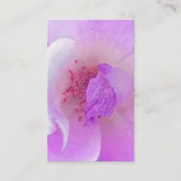 *~* Pink Fuchia Lavender Flower Rose Floral Salon Business Card