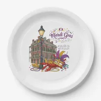 Mardi Gras Paper Plates