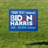 Custom Template Biden Harris 2020 Lawn Stake Yard Sign