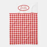 Red Vichy pattern for Business, B&B,  Restaurants  Kitchen Towel