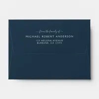 Personalized Masculine Funeral From the Family Of Envelope