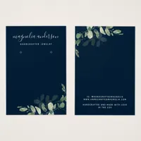 Chic Eucalyptus Earrings Jewelry Display Card