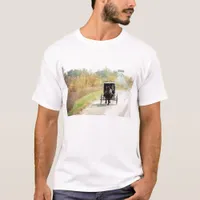 Autumn Amish Horse and Buggy T-Shirt