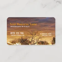 Extra Golden Clouds Business Card