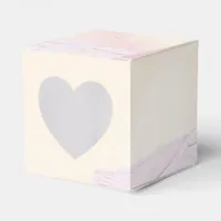 Pastel Blush Pink and Lavender Paint Splash Favor Boxes