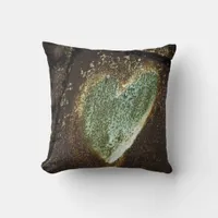 Rusty Heart Throw Pillow