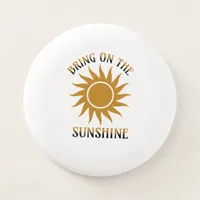 Bring on the Sunshine Golden Wham-O Frisbee