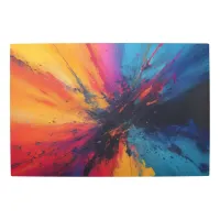 Cosmic Bloom: A Symphony of Colors metal wall art