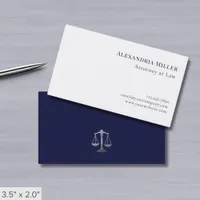 Simple Elegant Lawyer Business Card