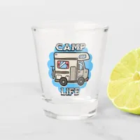 Camp Life | Retro Camper  Shot Glass