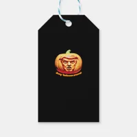 Trumpkin Scary Halloween Pumpkin Best Art Design C Gift Tags