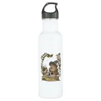 Cottagecore Mushroom Botanical Witchy Frog Goblinc Stainless Steel Water Bottle