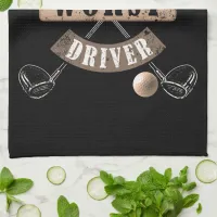 World's Worst Driver WWDa Kitchen Towel