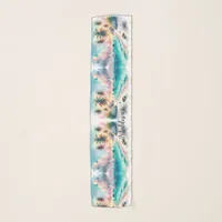 Maldives Luxury Sketch Watercolor  | Scarf