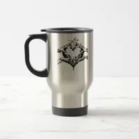 Protecting A Heart  - Skeleton Hand Heart Travel Mug