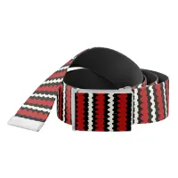 Snake Skin, Scarlet Kingsnake Striped Belt