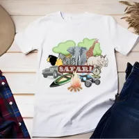 Safari Wildlife Adventure Family Journey Travel  T-Shirt