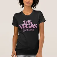 Bachelorette Party Las Vegas Girly Pink Snakeskin T-Shirt