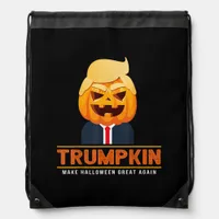 Trumpkin Make Halloween Great Again Halloween Drawstring Bag