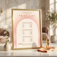 Elegant Blush Pink Beige Ombre Gradient Price List