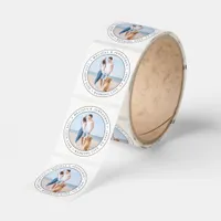 Modern Personalized Photo Return Address Label