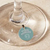 ID Timid Cupcake Wine Charm