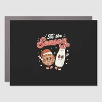 Tis Season Retro 70s 80s Vintage Groovy Cute Car Magnet