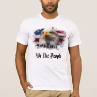 *~* Patriotic American Flag Stars AP27 Eagle Men T-Shirt