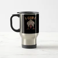 F-Caw-F Funny Chicken Classic Retro Cool Travel Mug