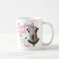 GOAT | Christmas Wishes Baby Goat Kisses LaMancha Coffee Mug