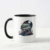 Cottagecore And Aesthetic Goblincore Mushroom Fair Mug