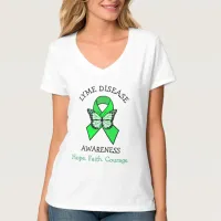 Lyme Disease Hope Faith Courage T-Shirt