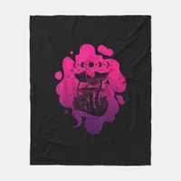 Academia Goblincore Aesthetic Cottagecore Mushroom Fleece Blanket