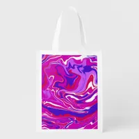 Pink and Purple Marble Swirls   Tote Bag