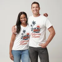 California Dreamin' Surf Van Palms T-Shirt