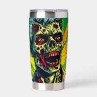 Spooky Zombie Halloween Party Insulated Tumbler