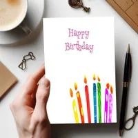 Funny Birthday Candles Greeting Card