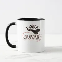 I Caw The Raven Gothic Art Horror Classic Retro Mug