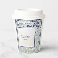 Decorative Foliage Festive Christmas Dinner Paper Cups