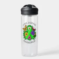 Lyme Disease Awareness Ribbon Water Bottle