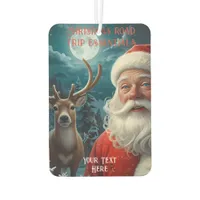 Personalized Christmas car freshener gift